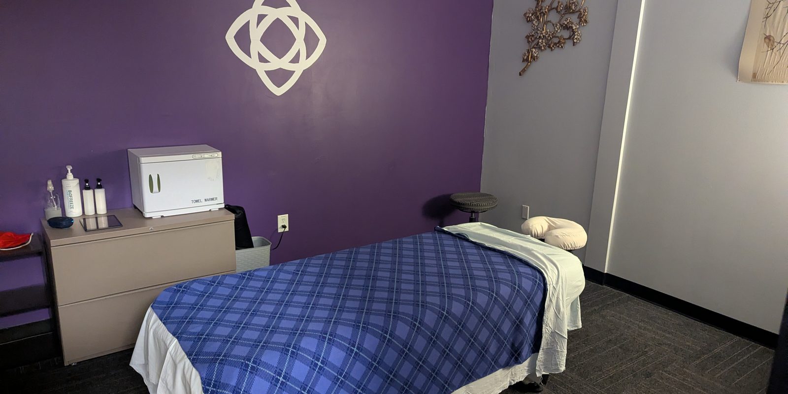Treatment room at Intrepid Bodyworks & Recovery Center